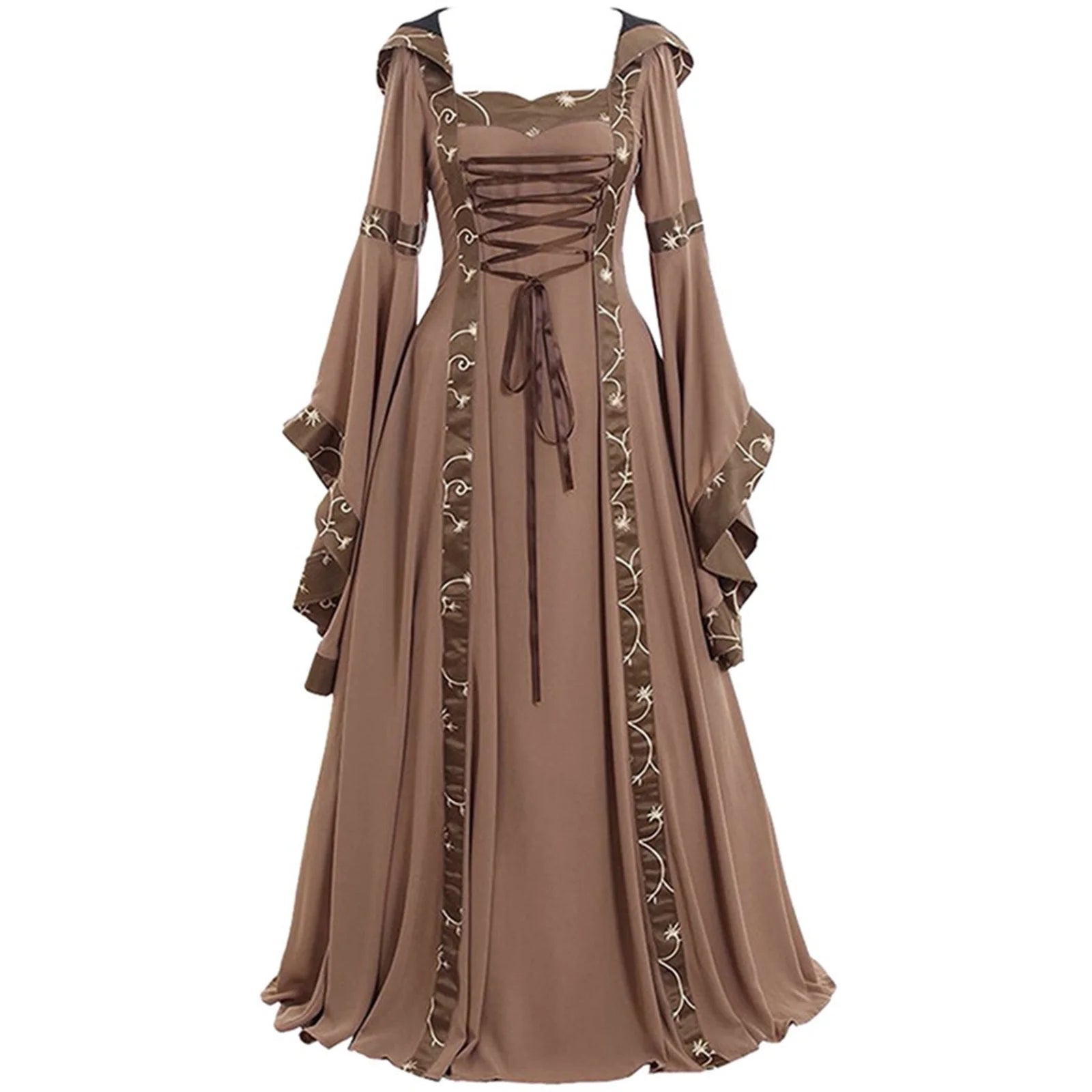 Renaissance Princess Dress for Women Medieval Costumes Victorian Regency Gown Halloween Cocktail Cinch Corset Dresses