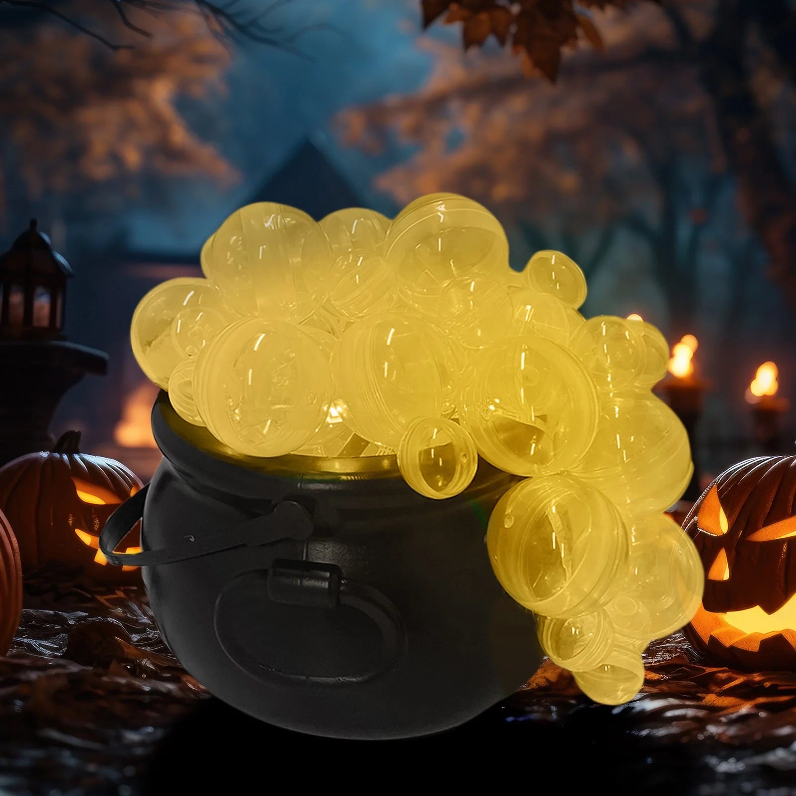 Halloween Decorations Outdoor, Halloween Bowl! DIY Bubbling Cauldron Set,Spooky Vintage Decor for Home Kitchen Room Party Table Decoration
