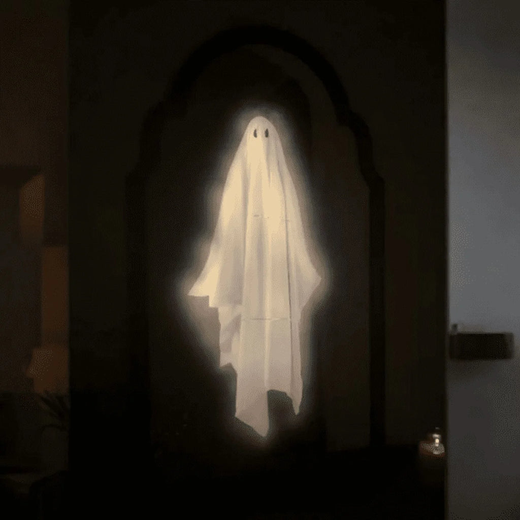 Ghost Mirror 2025 Halloween Ghost Decorations, Halloween Hologram Ghost Mirror, Spooky Scary Ghosts Decor, Hallowmas Party Supplies