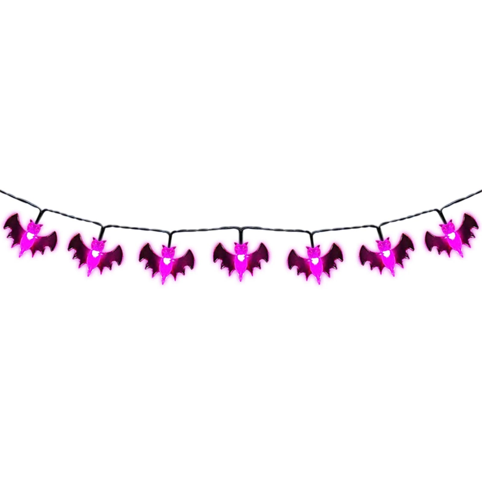 LED String Light, 10Ft Hanging Ghost String Lights Battery Powered Halloween Lights for Halloween Party Indoor Outdoor Thanksgiving Decorations, Purple