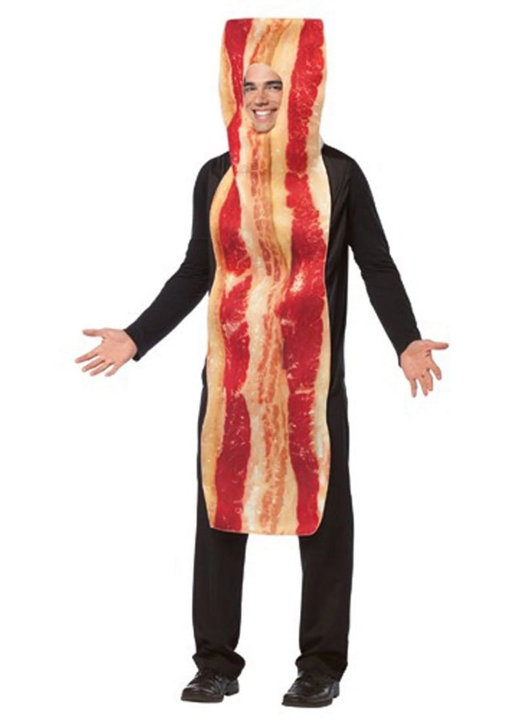Bacon Strip Adult Halloween Costume, One Size, Men, #7192