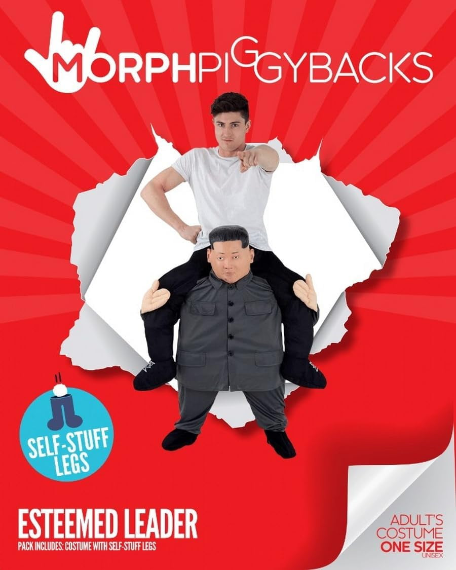 One Size Fits Most Piggyback, Leader Kim Jong Un