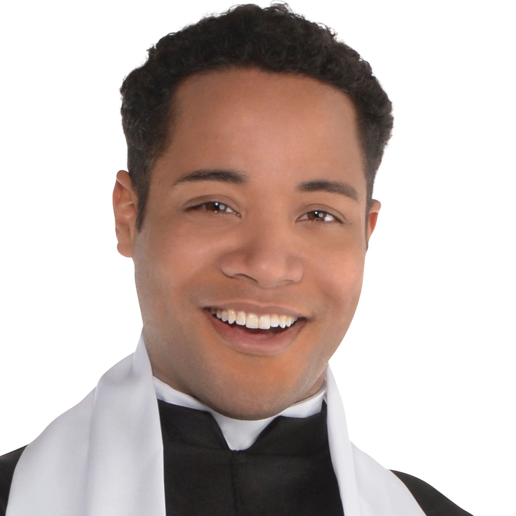 Adult Father Priest Costume | Standard Size | 1 Pc, Black